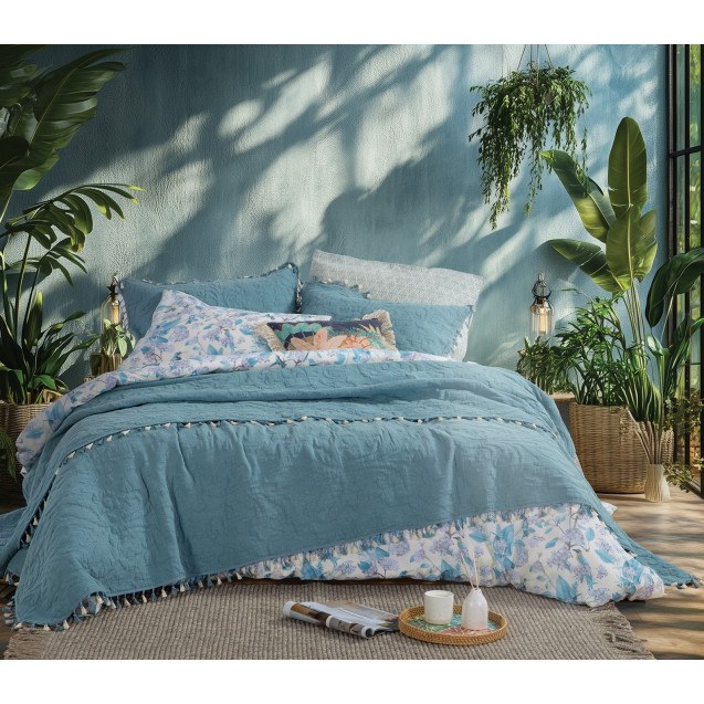 Κουβερλί Υπέρδιπλο Nef-Nef Feraggio Blue Petrol...