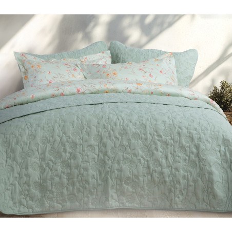 Κουβερλί Υπέρδιπλο Nef-Nef Zinovia Mint 230x240