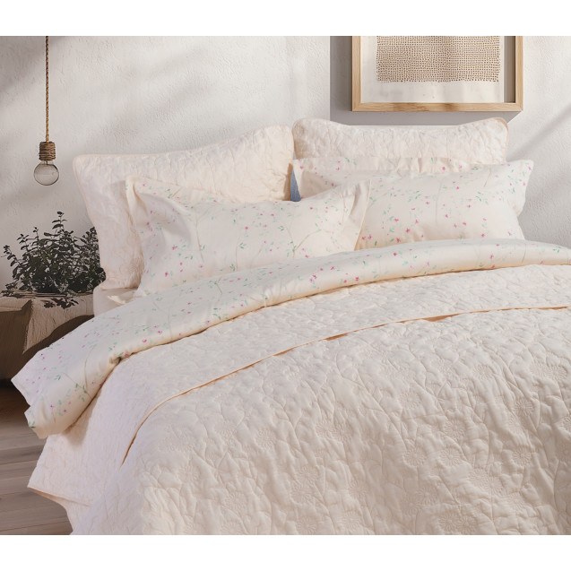 Κουβερλί Υπέρδιπλο Nef-Nef Zinovia Mint 230x240