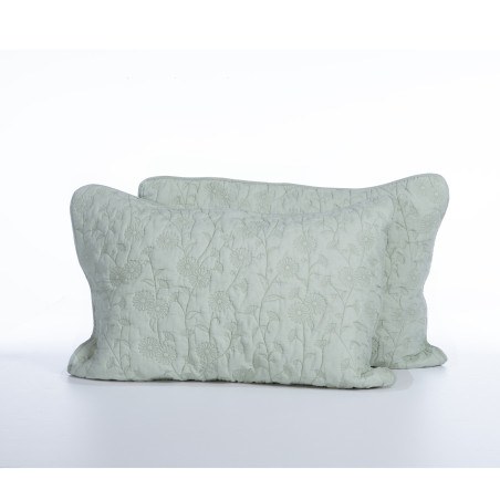 Σετ Μαξιλαροθήκες Διακόσμησης 2 Τεμαχίων Nef-Nef Zinovia Mint 52x72