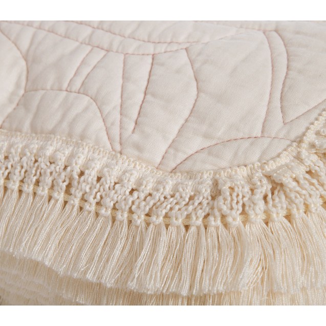 Κουβερλί Υπέρδιπλο Nef-Nef Jamal Ecru 230x240