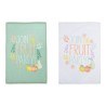 Ποτηρόπανο Βελουτέ Nef-Nef Fruit Party White 40x60