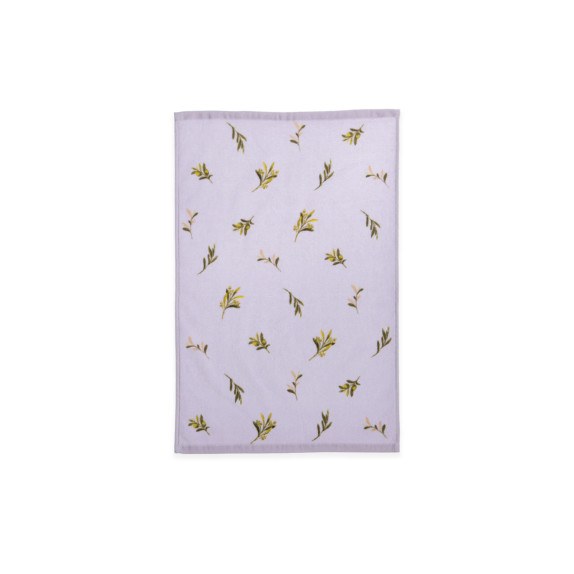 Ποτηρόπανο Βελουτέ Nef-Nef Olive Lilac 40x60