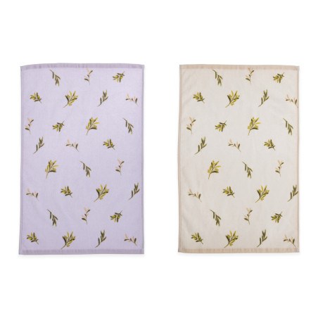 Ποτηρόπανο Βελουτέ Nef-Nef Olive Lilac 40x60