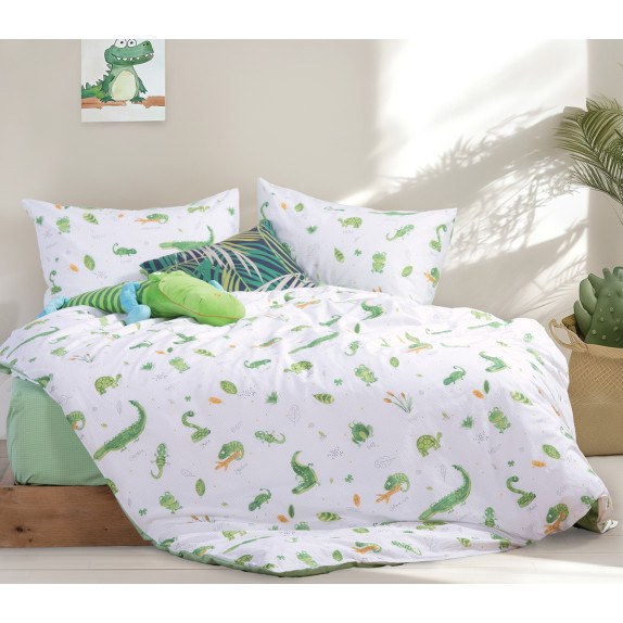 Σετ Παιδικά Σεντόνια Μονά 3 Τεμαχίων Nef-Nef Cute...