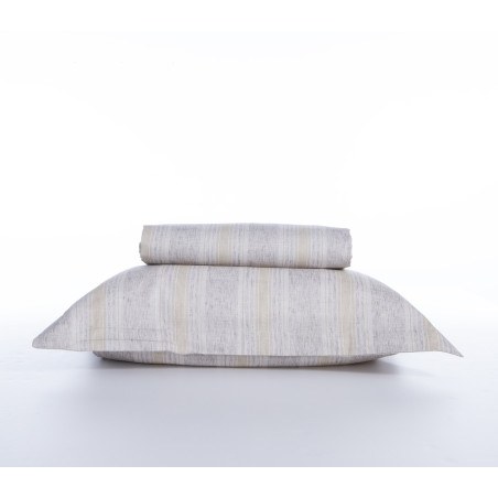 Σετ Παπλωματοθήκη Υπέρδιπλη 3 Τεμαχίων Nef-Nef Orden Beige 240x230