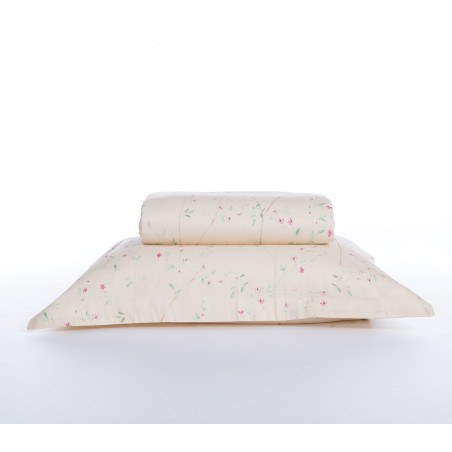 Σετ Παπλωματοθήκη Υπέρδιπλη 3 Τεμαχίων Nef-Nef Mimosa Salmon 240x230