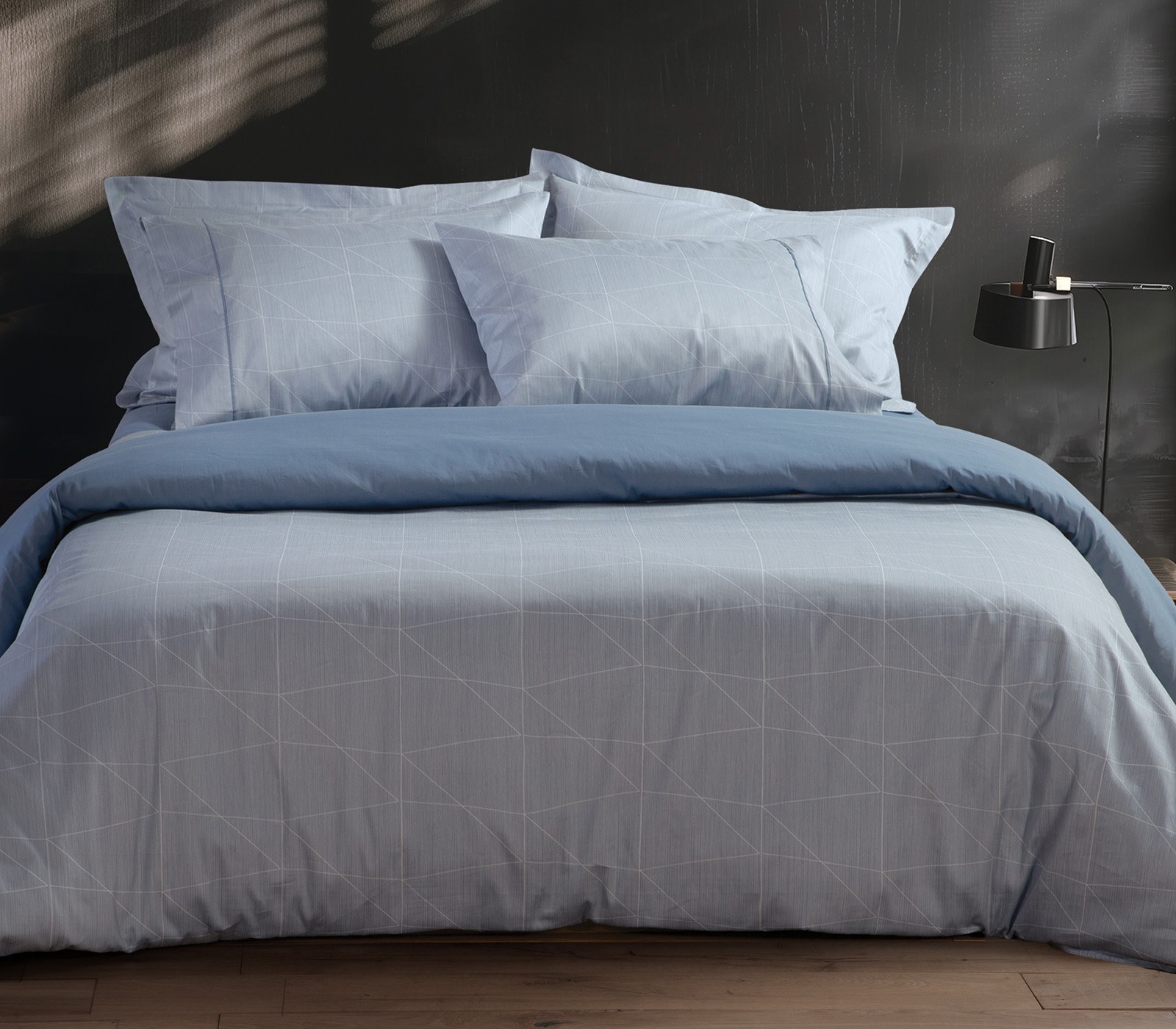 Σετ Σεντόνια Υπέρδιπλα 4 Τεμαχίων Nef-Nef Mirrage Grey 