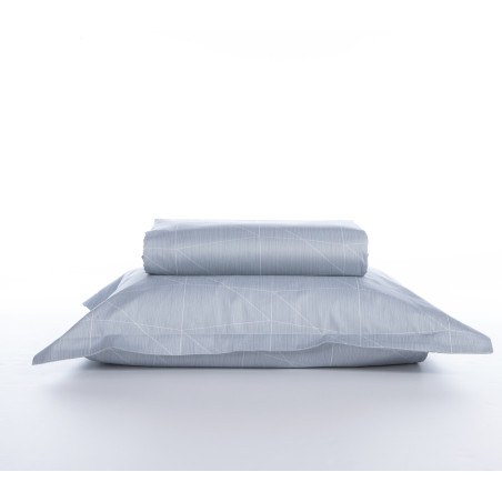 Σετ Παπλωματοθήκη Υπέρδιπλη 3 Τεμαχίων Nef-Nef Mirrage Grey 240x230