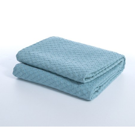 Κουβέρτα Πικέ Υπέρδιπλη Nef-Nef  Elmer Blue Aqua 230x240
