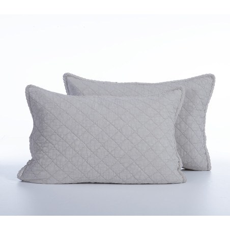 Σετ Μαξιλαροθήκες Διακόσμησης 2 Τεμαχίων Nef-Nef Brunno Ecru 52x72