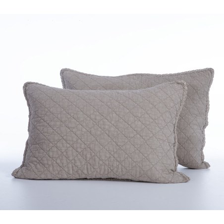 Σετ Μαξιλαροθήκες Διακόσμησης 2 Τεμαχίων Nef-Nef Brunno Linen 52x72