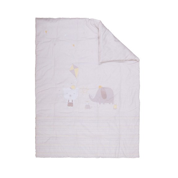 Βρεφικό Κουβερλί Nef-Nef Petula Greige 110x140