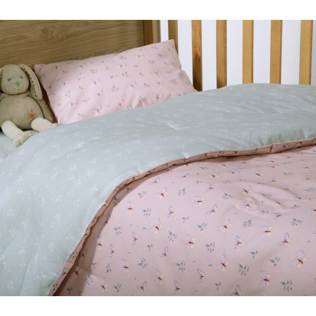 Βρεφικό Κουβερλί Nef-Nef Wings Of Joy Pink 110x140