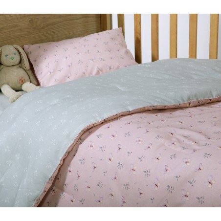 Βρεφικό Κουβερλί Nef-Nef Wings Of Joy Pink 110x140