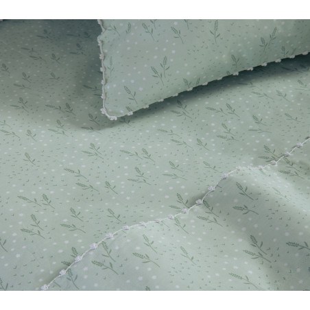 Σετ Σεντόνια Υπέρδιπλα 4 Τεμαχίων Nef-Nef Josefine Mint 240x270