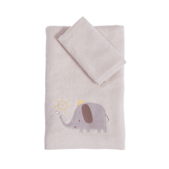 Σετ Βρεφικές Πετσέτες 2 Τεμαχίων Nef-Nef Happy Days...