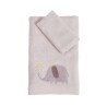 Σετ Βρεφικές Πετσέτες 2 Τεμαχίων Nef-Nef Happy Days Greige 30x50,70x140