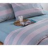 Σετ Σεντόνια Μονά με Λάστιχο 3 Τεμαχίων Nef-Nef Casual Stripe Petrol 100x200+35