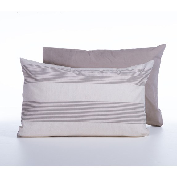 Μαξιλαροθήκη Nef-Nef Casual Stripe Ecru 52x72
