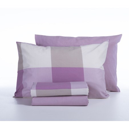 Σετ Σεντόνια Μονά 3 Τεμαχίων Nef-Nef Casual Check Grey 170x270