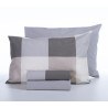Σετ Σεντόνια King Size με Λάστιχο 4 Τεμαχίων Nef-Nef Casual Check Denim 180x200+32