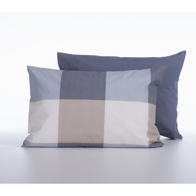 Μαξιλαροθήκη Nef-Nef Casual Check Denim 52x72