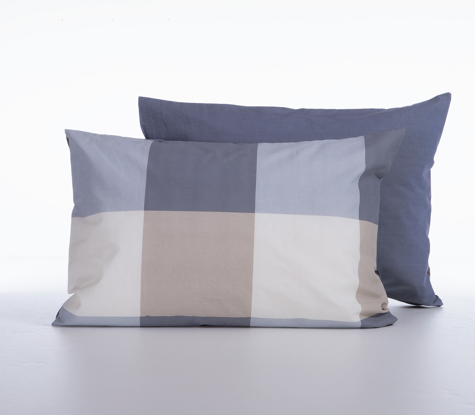 Μαξιλαροθήκη Nef-Nef Casual Check Denim 52x72