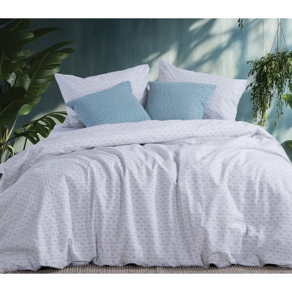 Σετ Σεντόνια Υπέρδιπλα 4 Τεμαχίων Nef-Nef Keylan Blue...