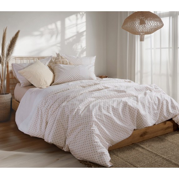 Σετ Σεντόνια Υπέρδιπλα 4 Τεμαχίων Nef-Nef Donter Beige...