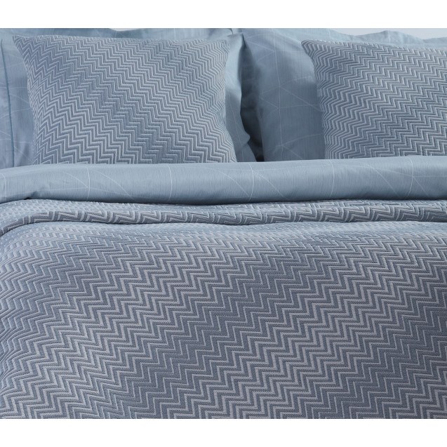 Κουβέρτα Υπέρδιπλη Nef-Nef  Chevie Blue 230x250