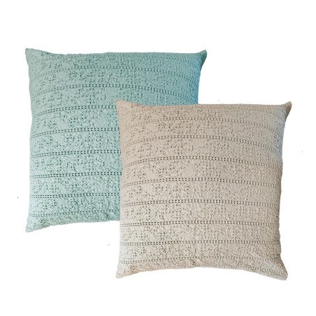 Μαξιλαροθήκη Διακόσμησης Nef-Nef Starige Aqua 50x50