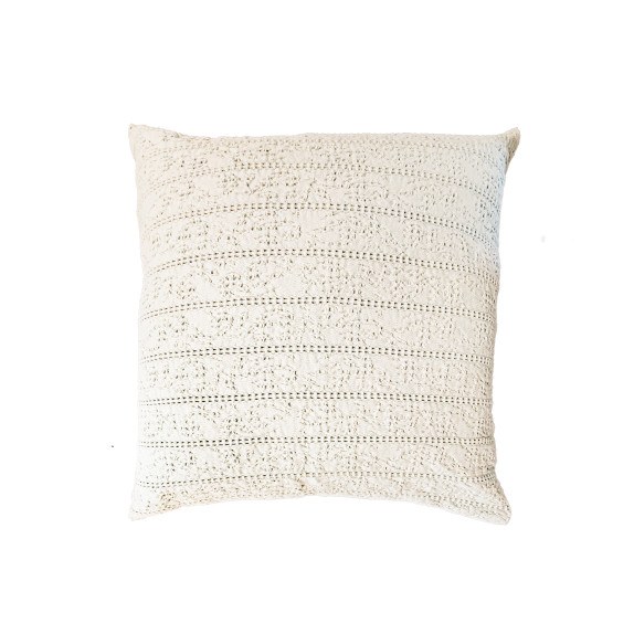 Μαξιλαροθήκη Διακόσμησης Nef-Nef Starige White 50x50