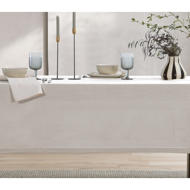 Τραπεζομάντηλο Nef-Nef Steady White 150x180