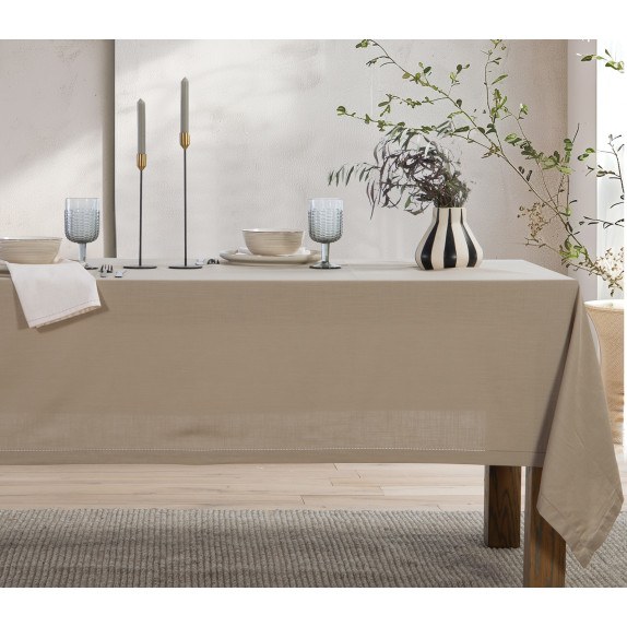 Τραπεζομάντηλο Nef-Nef Steady Beige 150x180
