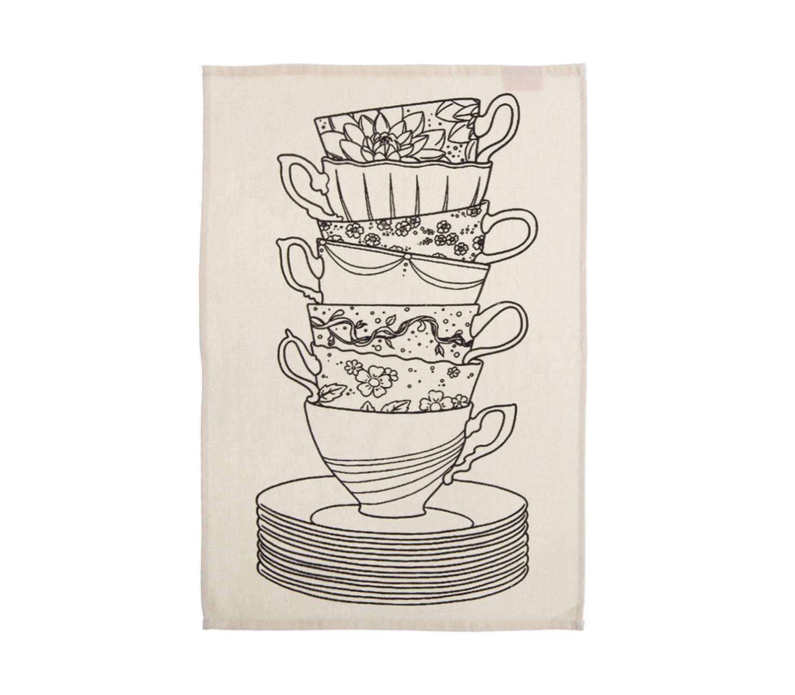 Ποτηρόπανο Nef-Nef My Cup Of Tea Ecru 40x60