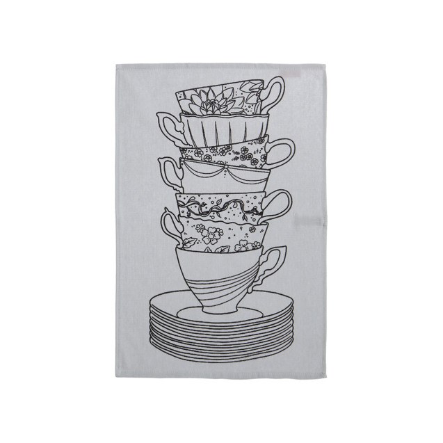 Ποτηρόπανο Nef-Nef My Cup Of Tea Ecru 40x60