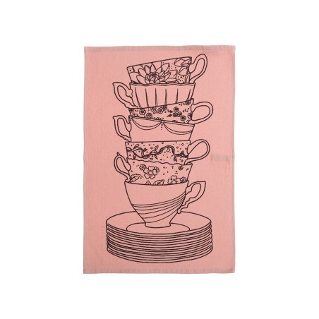 Ποτηρόπανο Nef-Nef My Cup Of Tea Ecru 40x60