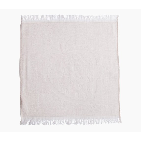 Ποτηρόπανο Nef-Nef Sweet Strawberry Ecru 50x50