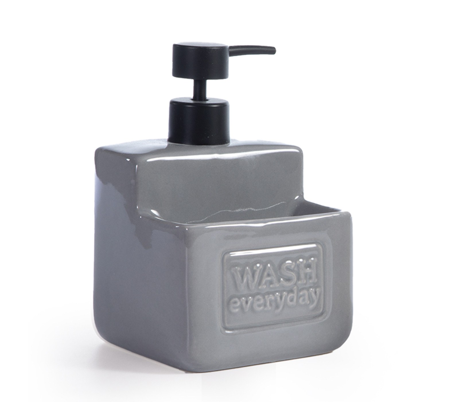 Δοχείο Κρεμοσάπουνου Nef-Nef Clean Grey