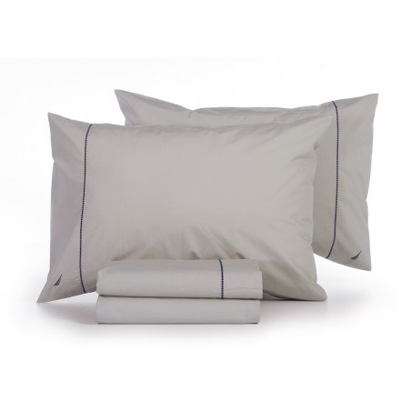 Σετ Σεντόνια Διπλά 4 Τεμαχίων Nef-Nef Nau Wave Solid Linen 200x280