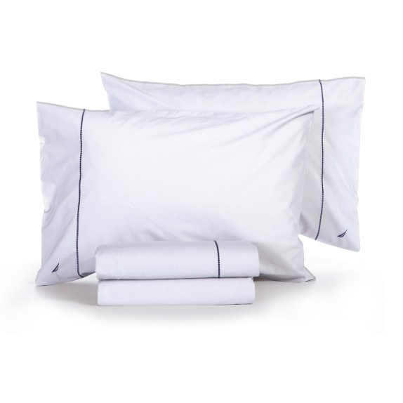 Σετ Σεντόνια King Size 4 Τεμαχίων Nef-Nef Nau Wave Solid...