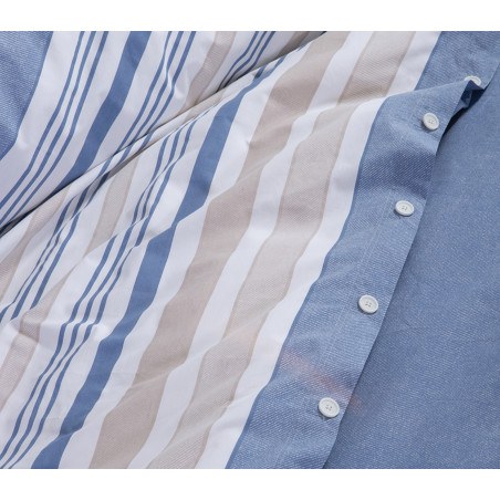 Σετ Παπλωματοθήκη Υπέρδιπλη 3 Τεμαχίων Nef-Nef Nau Ocean Denim 240x220