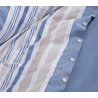 Σετ Παπλωματοθήκη Υπέρδιπλη 3 Τεμαχίων Nef-Nef Nau Ocean Denim 240x220
