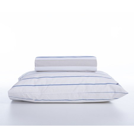 Σετ Παπλωματοθήκη Υπέρδιπλη 3 Τεμαχίων Nef-Nef Nau Ocean Denim 240x220