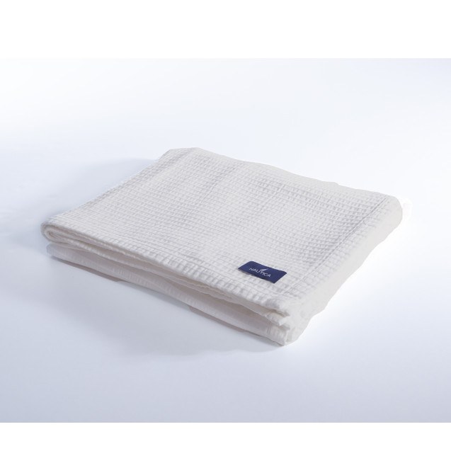 Κουβέρτα Πικέ Υπέρδιπλη Nef-Nef  Nau Navy White...