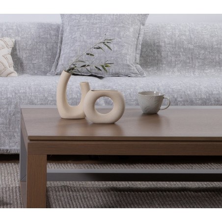 Κεραμικό Διακοσμητικό Βάζο Nef-Nef Limbo Ecru 15x6,5x20,5