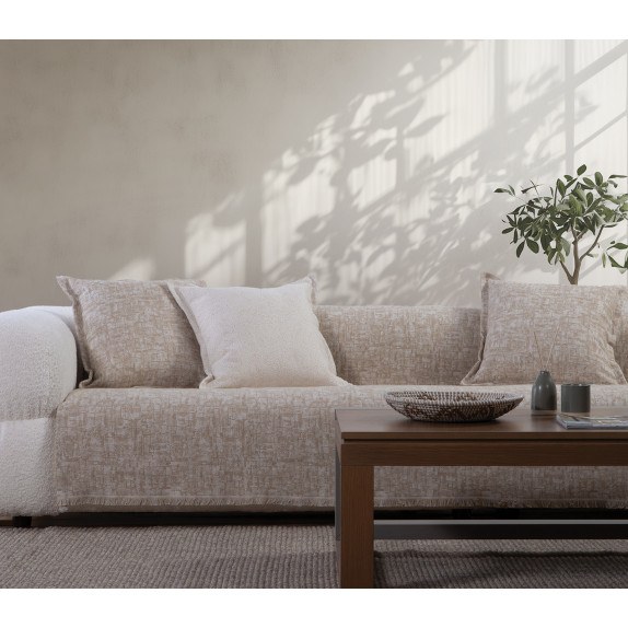 Ριχτάρι Τριθέσιου Nef-Nef Garcia Beige 170x300