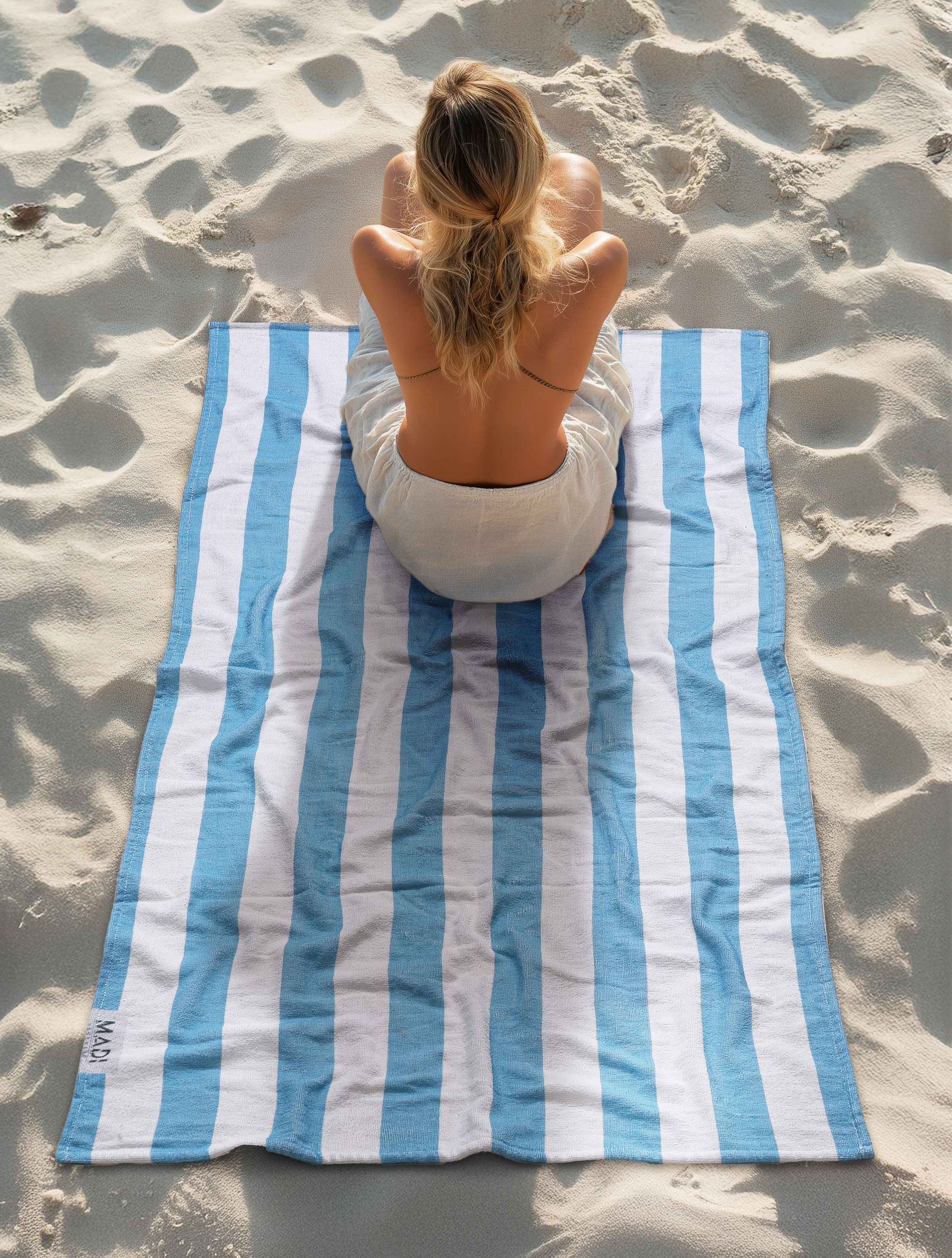 Πετσέτα Θαλάσσης Madi Stripla 90x160