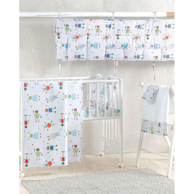 Σετ Βρεφικές Πετσέτες 2 Τεμαχίων Rythmos Robot...